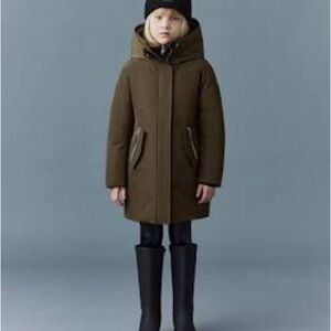 Mackage Kids Shayna T Olive Hooded Puffer Coat